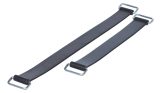 UV Enhanced EPDM Battery Band with Zinc Plated Clips, Transfer Molded