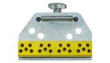 Custom Color Nitrile PVC Rivet Guide, Chemically Bonded, Insert Molding, Transfer Molded