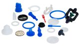 Mirco Parts, Valves, O-Rings, Packings, Press in Place Seal, Umbrella Relief Valve, Grommets, Isolators, Bushings, Flow Control Critical Seals, FKM, Viton, Nitrile, HNBR, EPDM, Fluorosilicone