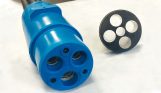 480 Volt Rail Connector Plug - Blue